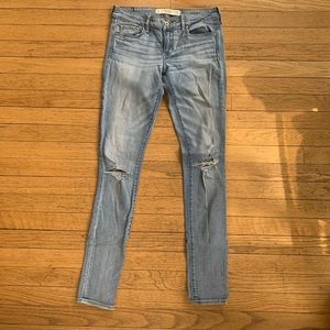 Abercrombie Ripped Skinny Jeans